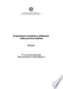 Quattordicesimo censimento generale della popolazione e delle abitazioni 2001. Popolazione residente e abitazioni nelle province italiane. Fascicolo prov. Novara