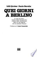 Quei giorni a Berlino