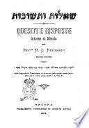 Quesiti e risposte intorno al messia 7 del rev.do H. C. Reichardt ministro anglicano