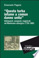 Questa turba infame a comun danno unita. Delinquenti, marginali, magistrati nel Mantovano asburgico (1750-1800)