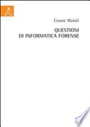 Questioni di informatica forense