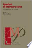 Questioni di letteratura sarda