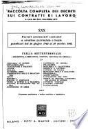 Raccolta completa dei decreti sui contratti di lavoro