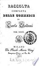 Raccolta completa delle commedie di Carlo Goldoni