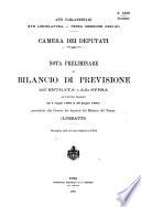 Raccolta degli atti stampati per ordine della Camera documenti
