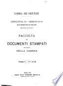 Raccolta dei documenti stampati per ordine della Camera legislatura 11. Sessione 1871-72 (dal 27 novembre 1871 al 19 ottobre 1873)