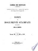 Raccolta dei documenti stampati per ordine della Camera legislatura 8. Sessione 1863-64 (dal 25 maggio 1863 al 16 maggio 1865)
