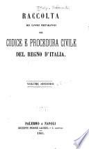 Raccolta dei lavori preparatori del Codice civile del Regno d'Itali