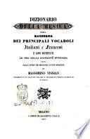 Raccolta dei principali vocaboli italiani e francesi e loro significati
