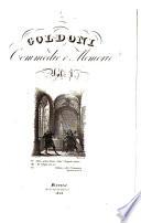Raccolta delle commedie e memorie di Carlo Goldoni in quattro volumi