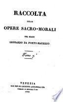 Raccolta delle (sue) opere sacro-morali