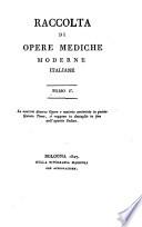 Raccolta di opere mediche moderne italiane