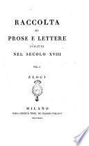Raccolta di Prose e Lettere