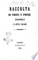 Raccolta di prose e poesie nazionali di autori italiani