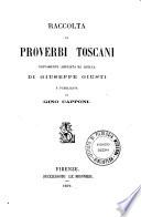 Raccolta di Proverbi Toscani