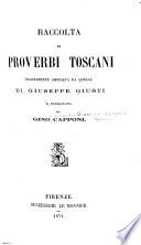 Raccolta di proverbi toscani