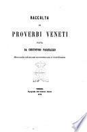 Raccolta di proverbi veneti fatta