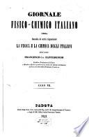 Raccolta fisico chimica italiana ossia collezione di memorie originali edite ed inedite di fisici chimici e naturalisti italiani