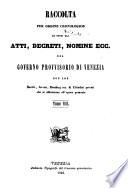 Raccolta per ordine cronologico di tutti gli atti