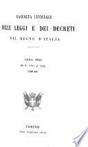 Raccolta ufficiale delle leggi e dei decreti del Regno d'Italia