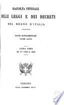 Raccolta ufficiale delle leggi e dei decreti del Regno d'Italia