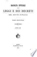 Raccolta ufficiale delle leggi e dei decreti del Regno d'Italia