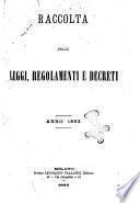 Raccolta ufficiale delle leggi e dei decreti del Regno d'Italia