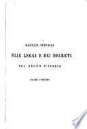 Raccolta ufficiale delle leggi e dei decreti del Regno d'Italia