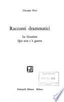 Racconti drammatici: La giustizia. Qui non c'è guerra