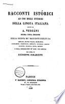Racconti istórici ad uso degli studiosi della lingua italiana