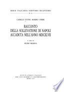 Racconto della sollevatione di Napoli accaduta nell'anno MDCXLVII
