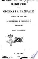 Racconto storico della giornata campale pugnata il dì 29 maggio 1848 a Montanara e Curtatone in Lombardia