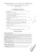 Radiologia e fisica medica. Sezione 2, Rassegna