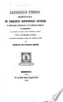 Ragguaglio storico archeologico de' precipui Ripostigli antichi di Medaglie Consolari e di Famiglie Romane
