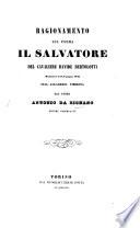 Ragionamento sul poema Il Salvatore del cavaliere Davide Bertolotti recitato il dì 9 di giugno 1845 nell'Accademia Tiberina