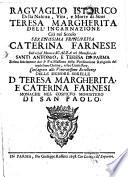 Raguaglio istorico della Nascita ... Teresa Margherita dell'incarnazione