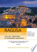 Ragusa e Montalbano: voci del territorio in traduzione audiovisiva. Atti del Convegno internazionale di studi (Ragusa, 19-20 ottobre 2017)