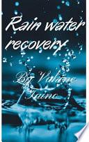 Rainwater recovery