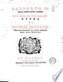Rapporto 3. delle osservazioni occorse nell'innesto del vaiuolo opera di Michele Buonanni chirurgo maggiore del corpo generale della Reale Artiglieria