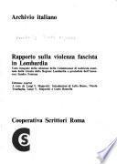 Rapporto sulla violenza fascista in Lombardia