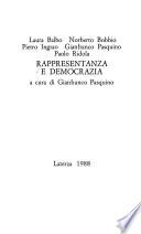Rappresentanza e democrazia