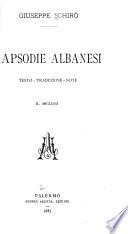 Rapsodie albanesi