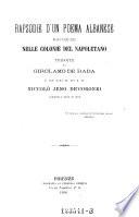 Rapsodie d'un poema albanese