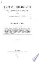 Rassegna bibliografica della letteratura italiana