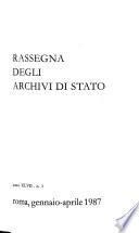 Rassegna degli archivi di Stato