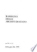 Rassegna degli archivi di Stato