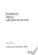 Rassegna degli archivi di Stato