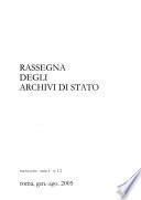 Rassegna degli archivi di Stato
