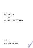 Rassegna degli archivi di Stato