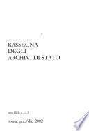 Rassegna degli archivi di Stato